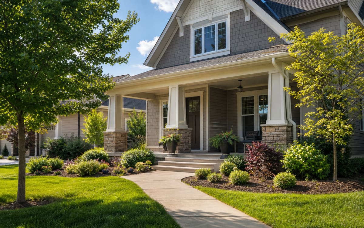 Residential home exterior representing the Noblesville service area