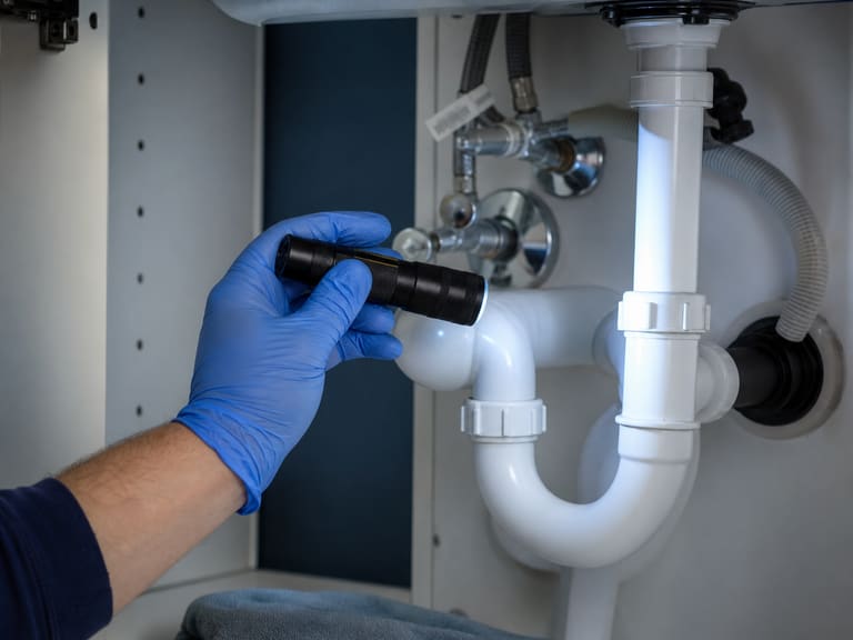 Generic under-sink drain diagnostics
