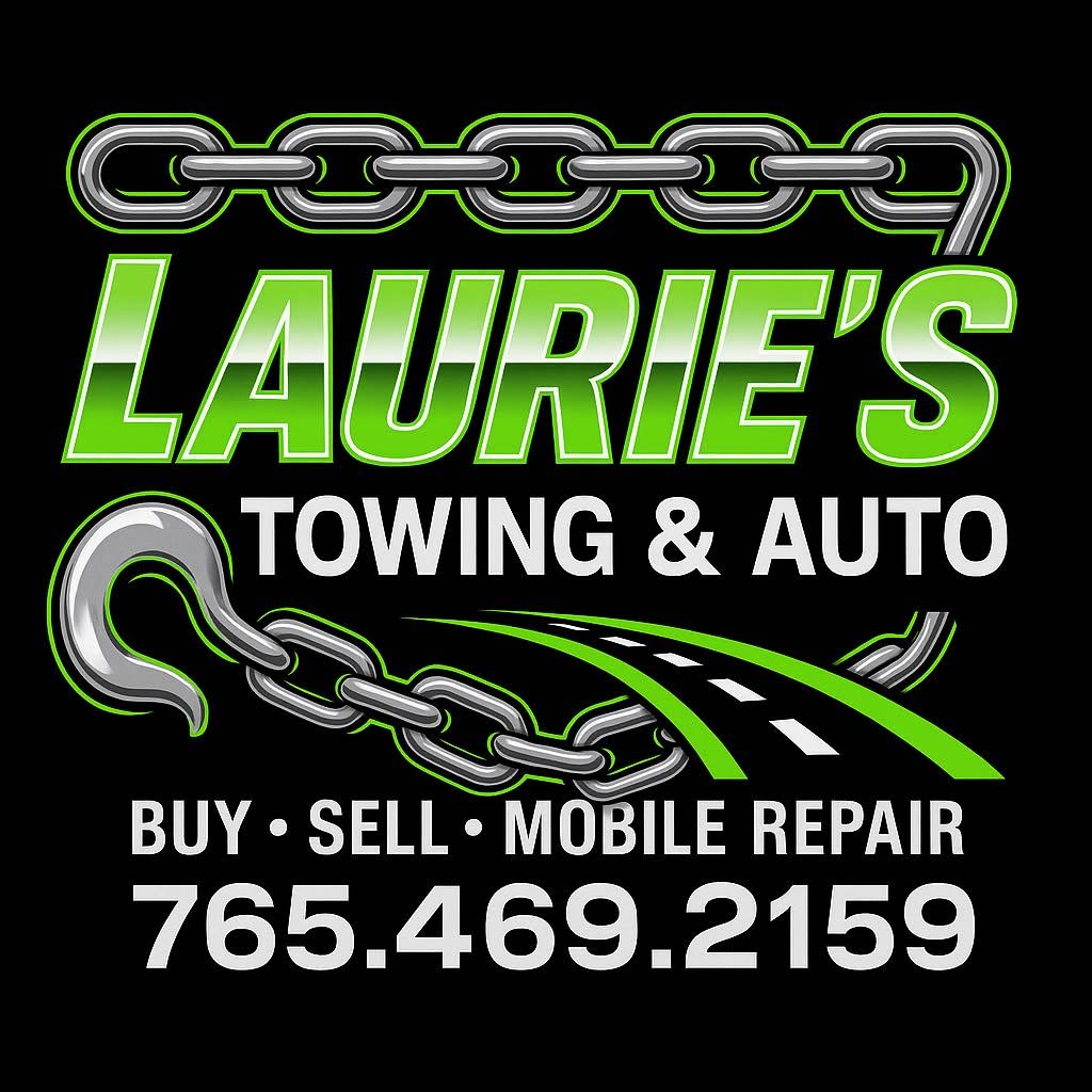Laurie’s Towing and Auto logo.